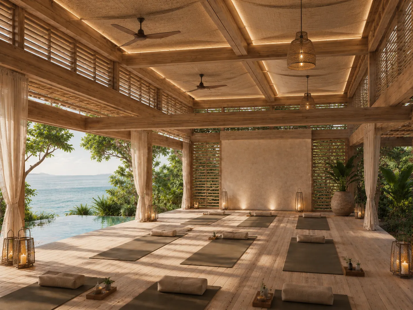 Yoga pavilion
